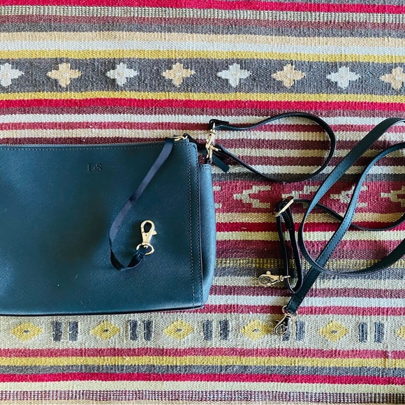 Lo & Sons Pearl Crossbody - Black Saffiano Leather - Picture 2 of 10